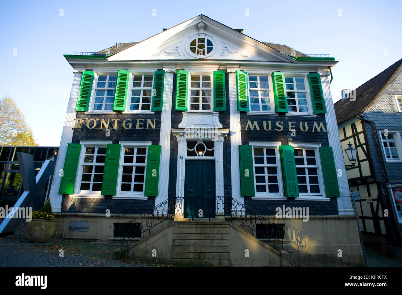L'Europe, l'Allemagne, la région de Bergisches Land, le Roentgen museum de Remscheid-Lennep. Europa, Deutschland, région du Bergisches Land, das Musée Roentgen dans Re Banque D'Images