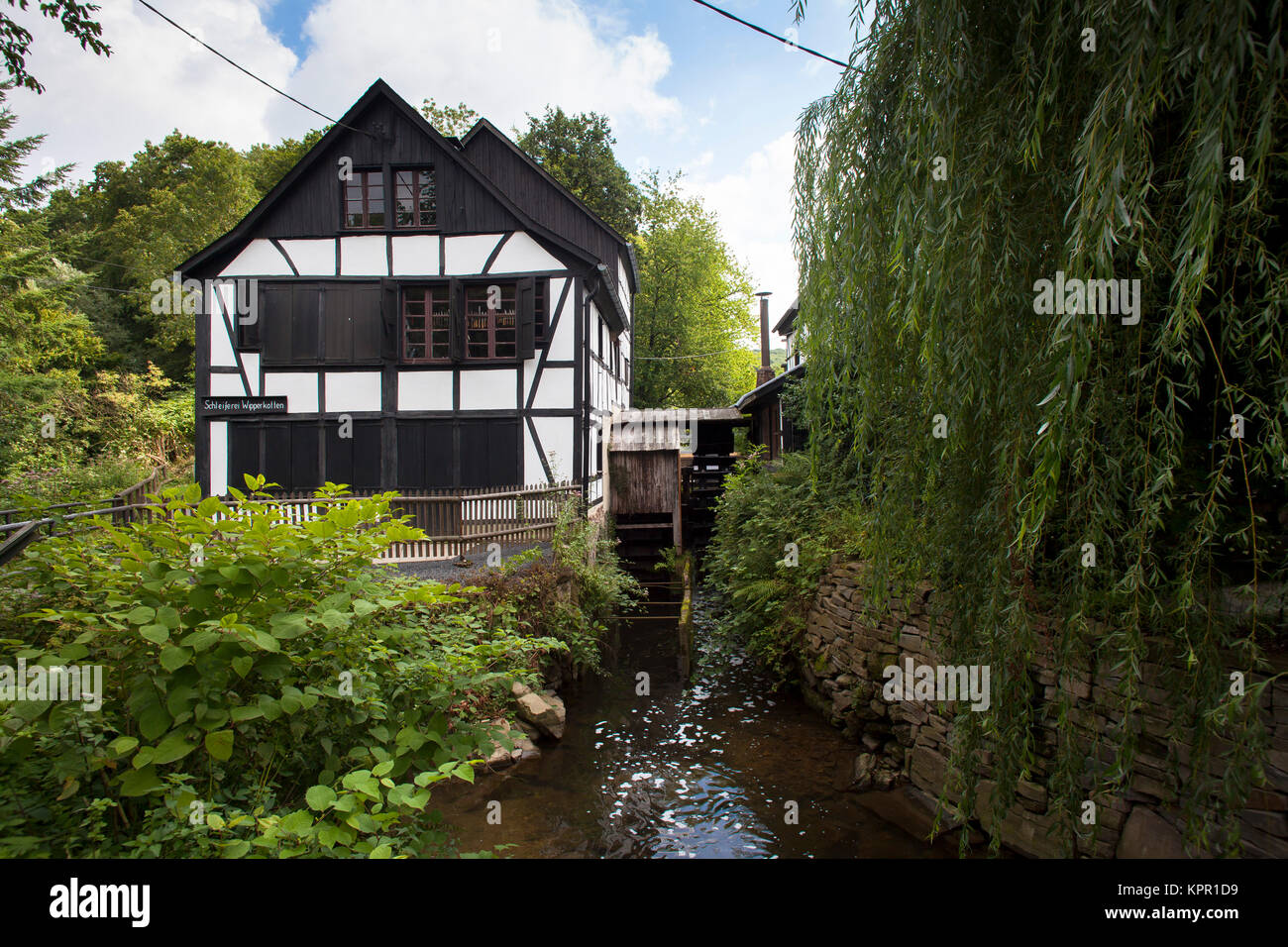 L'Europe, l'Allemagne, la région de Bergisches Land, Solingen, le Wipperkotten à la rivière Wupper. Europa, Deutschland, région du Bergisches Land, Solingen, der le Wipp Banque D'Images