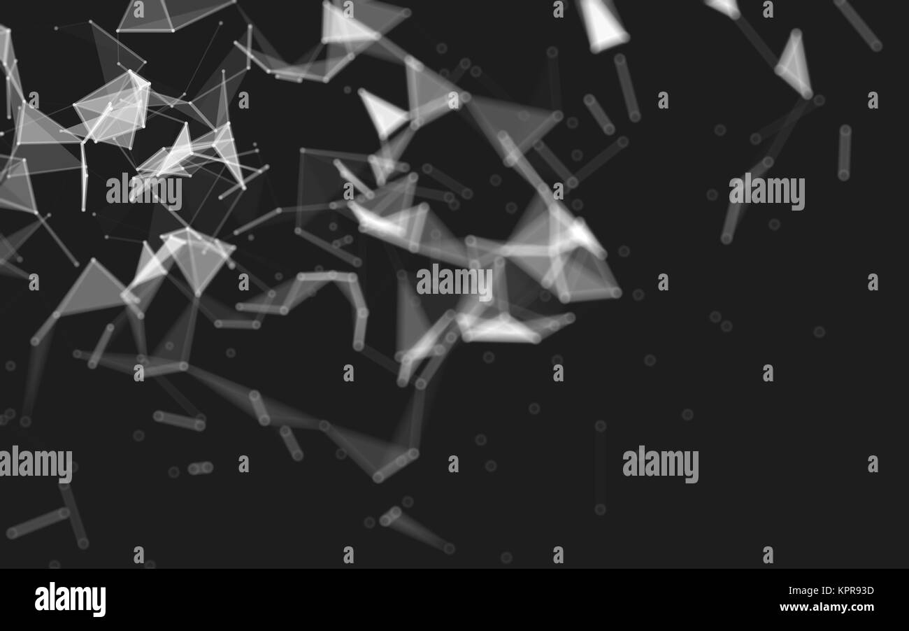 Abstract background, poly faible triangle géométrie Banque D'Images