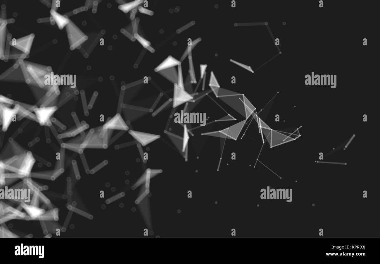 Abstract background, poly faible triangle géométrie Banque D'Images