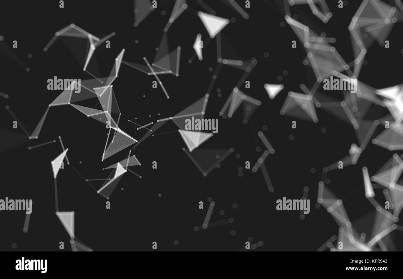 Abstract background, poly faible triangle géométrie Banque D'Images