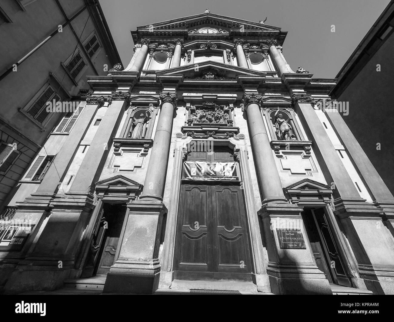 Santa Maria alla porta à Milan Banque D'Images