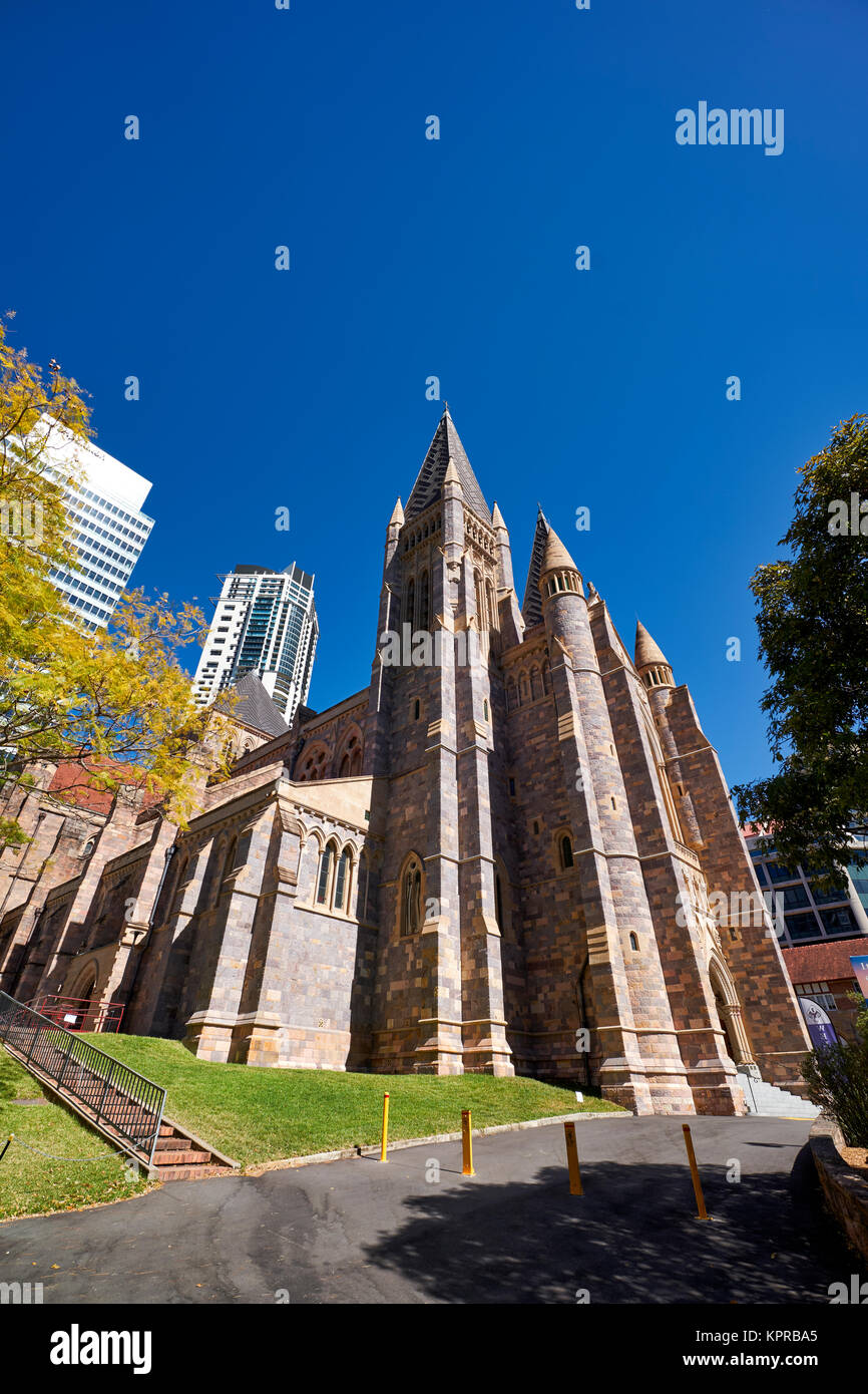 Cathédrale Saint-Jean à Brisbane, Queensland, Australie Banque D'Images