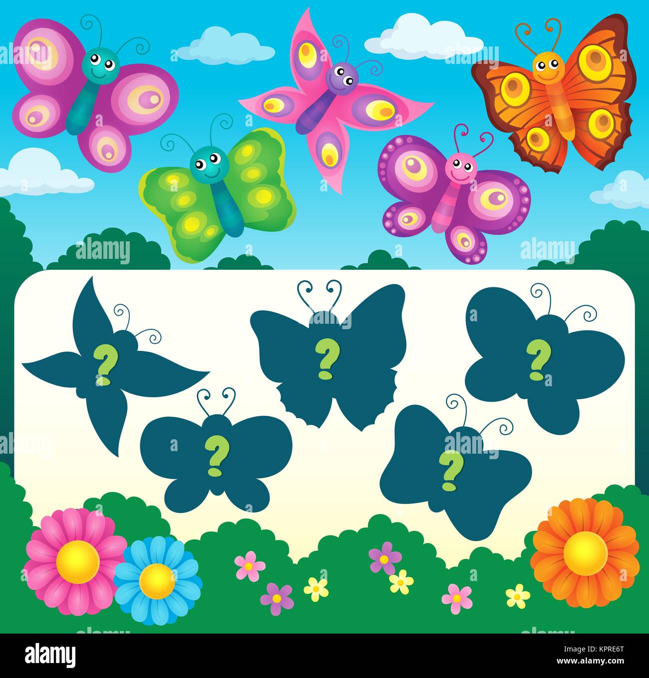 Thème libre 3 Riddle papillon Banque D'Images