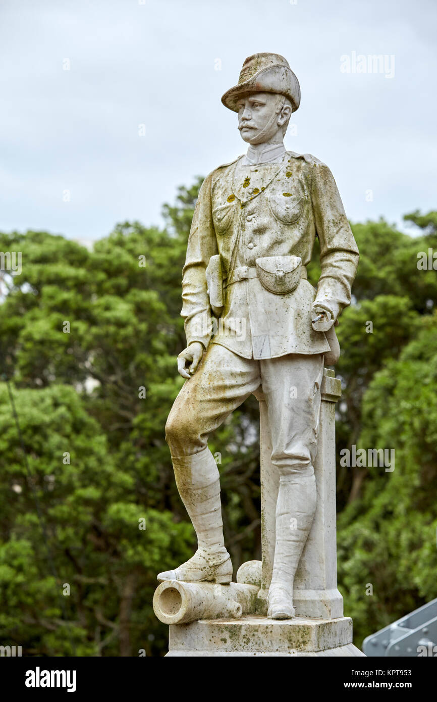 Mémorial de la guerre des Boers, l'Albert Park, Auckland, Nouvelle-Zélande Banque D'Images