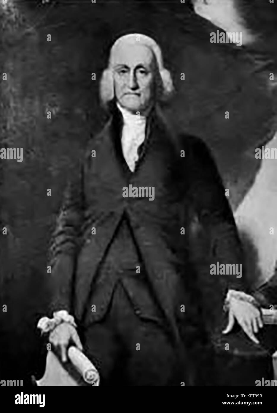 John Trumble aka Jonathan Trumbull, 16e gouverneur de la colonie du Connecticut, USA Banque D'Images