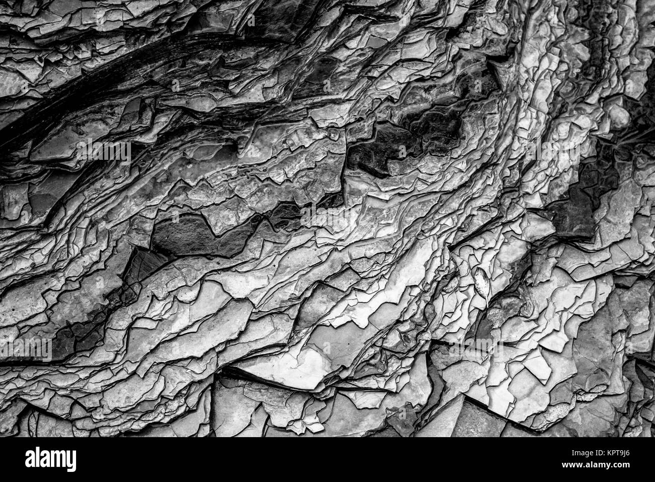 Shattered Rock Banque D'Images