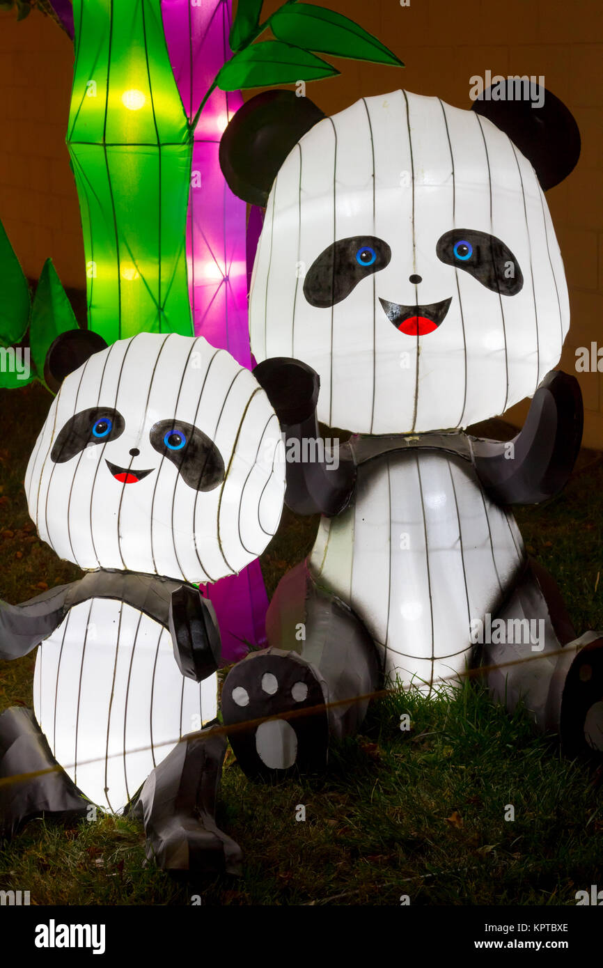 Panda lantern Banque de photographies et d'images à haute résolution - Alamy