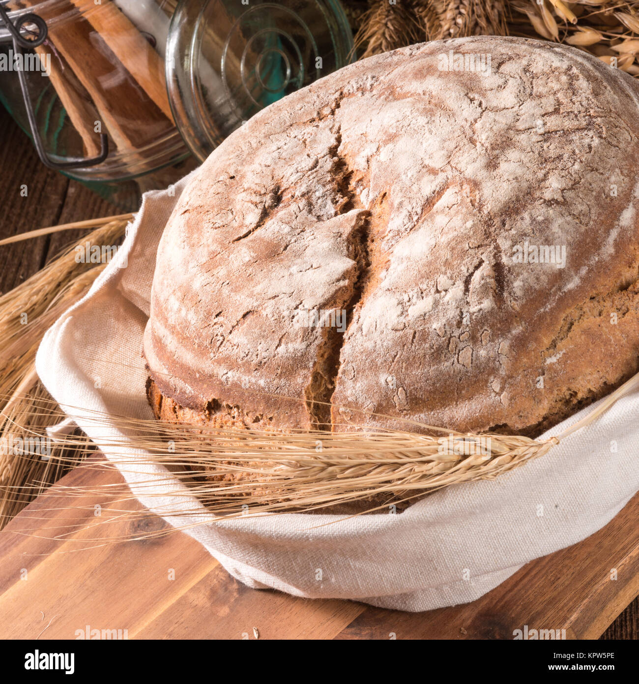 pain maison Banque D'Images