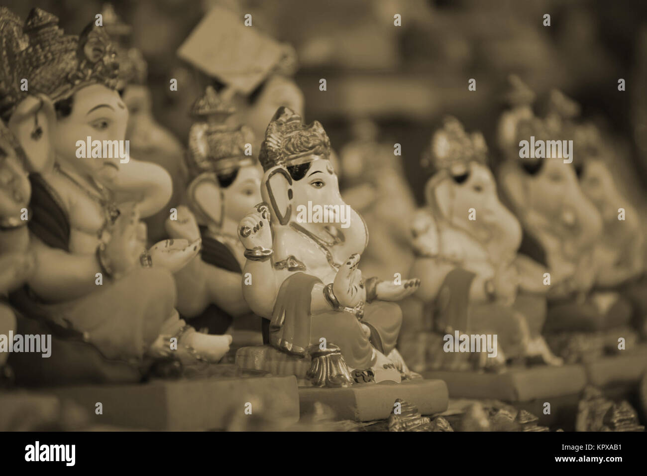 Seigneur Ganesha idoles Banque D'Images