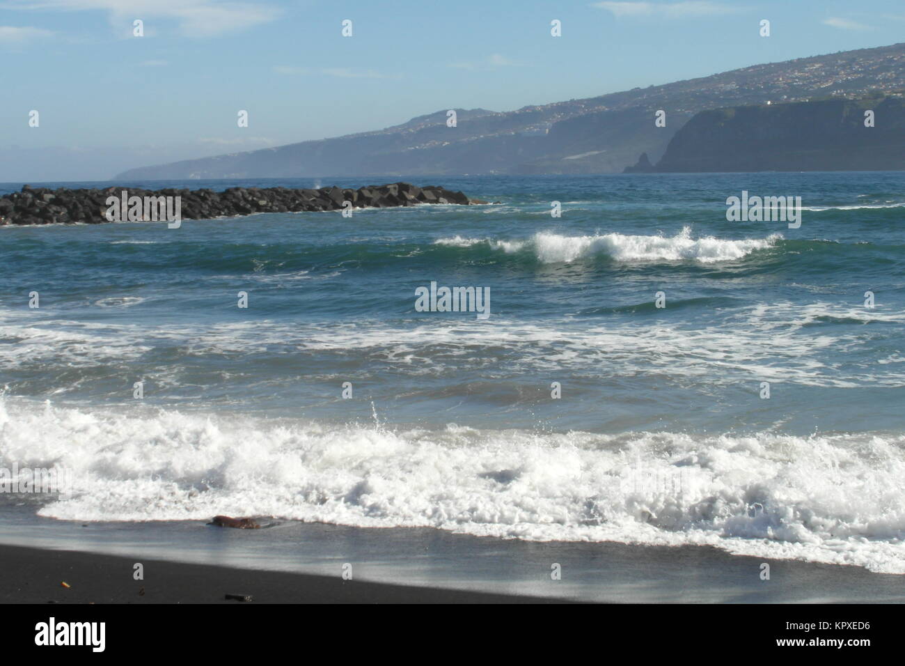 Océan Atlantique sur l'île des Canaries Tenerife Banque D'Images