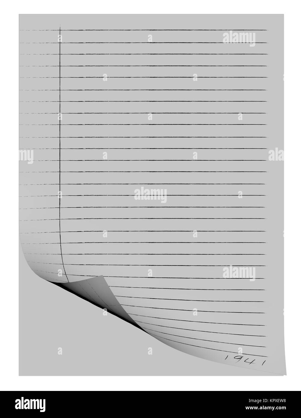 Papeterie simple gris ancien style de modèle avec fond de nice Banque D'Images