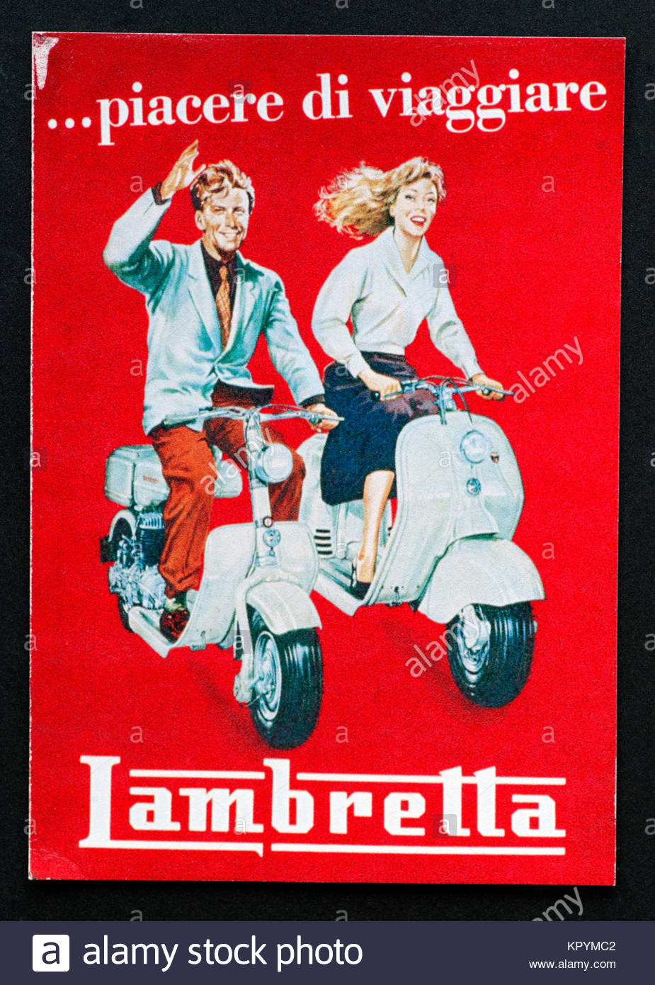 Affiche moto vintage Banque de photographies et d'images à haute résolution  - Alamy