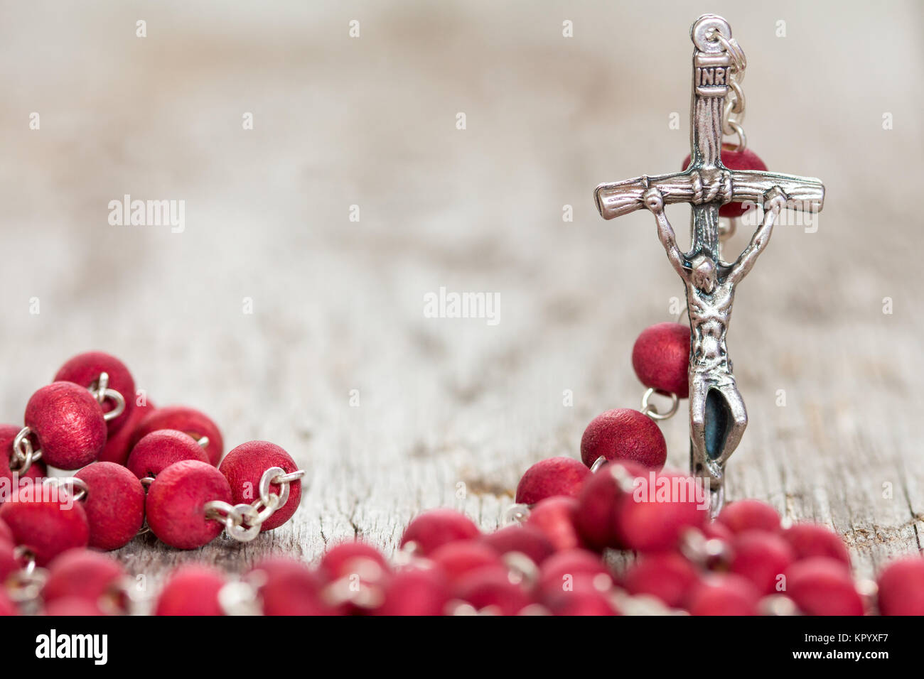 Crucifix avec selective focus Banque D'Images