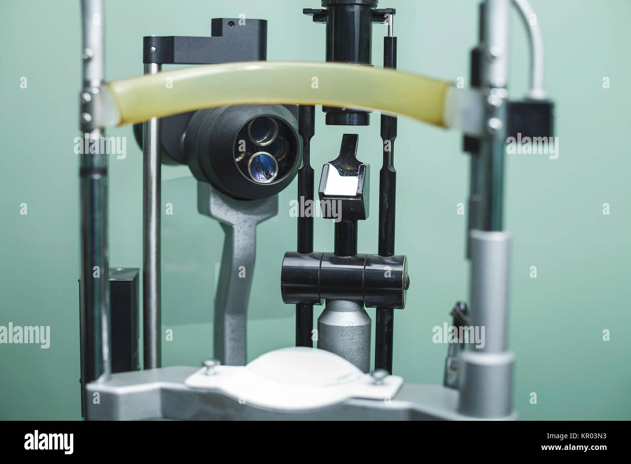 Optométriste médical matériel utilisé pour les examens de la Banque D'Images