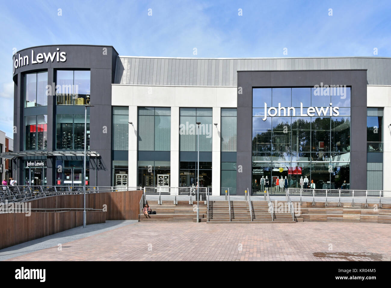 John Lewis department store dans le centre-ville de Chelmsford, pièce maîtresse d'un nouveau développement du commerce au détail Essex England UK Banque D'Images