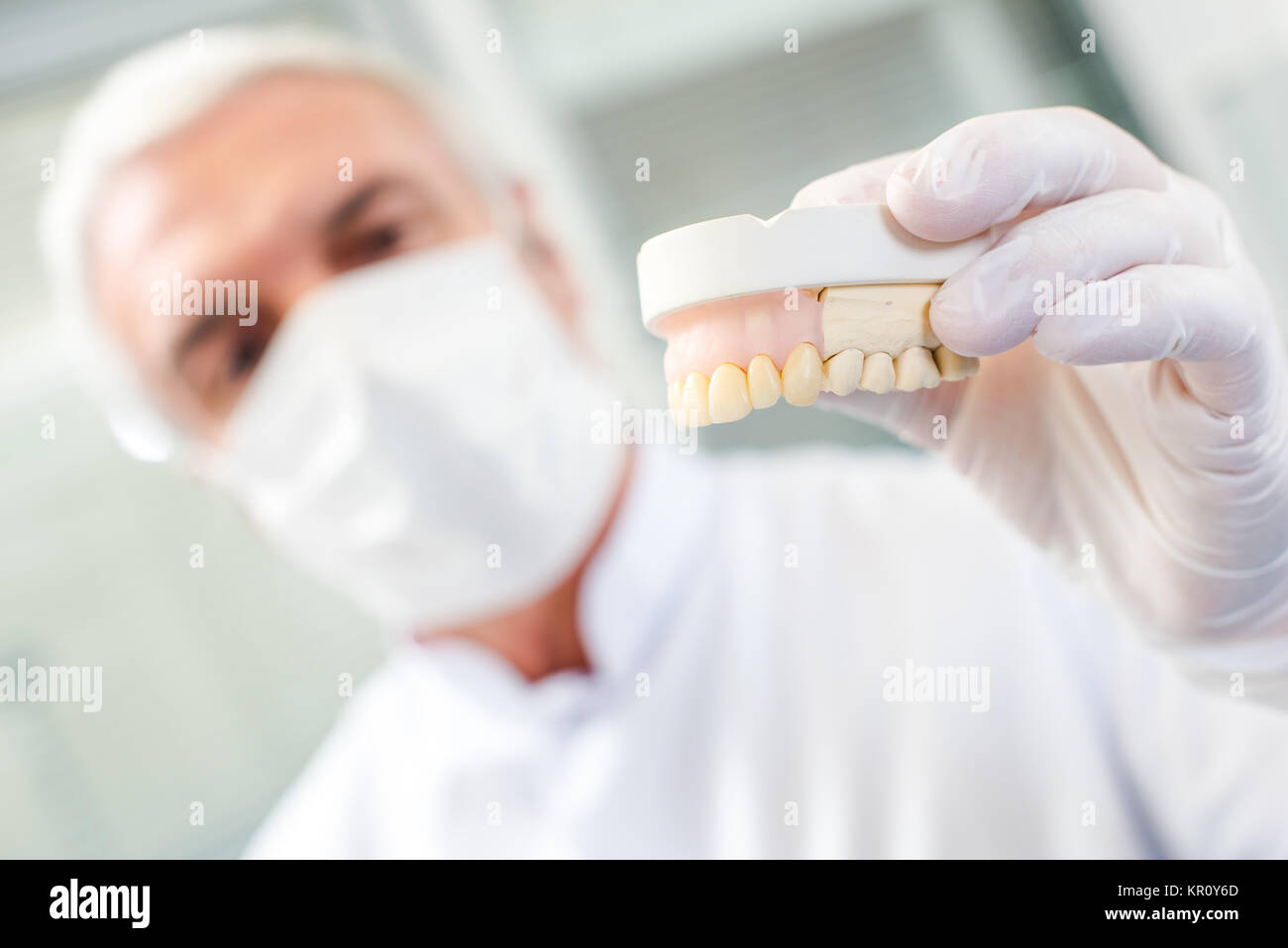 Un dentiste dentaire moule Banque D'Images