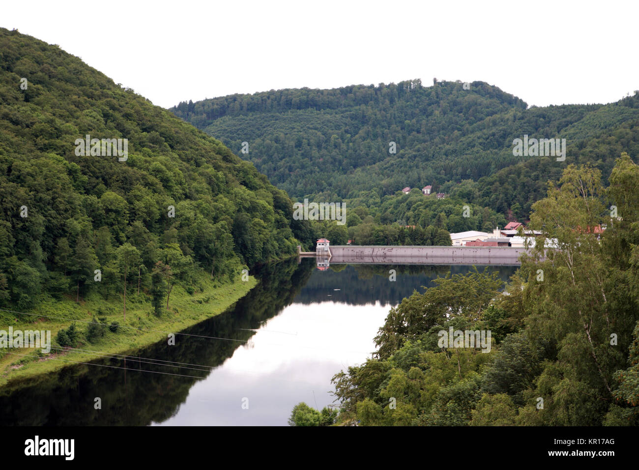 Odertalsperre, Bad Lauterberg, Niedersachsen, Deutschland Banque D'Images