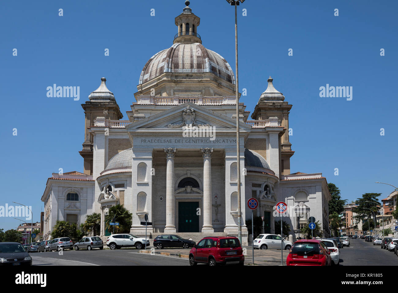 Chiesa Parocchia église Gran Madre di Dio. Rome, Italie Banque D'Images