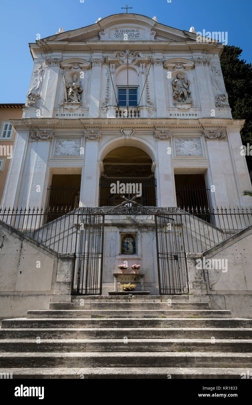 Église Sant'Isidoro Rome Italie Banque D'Images