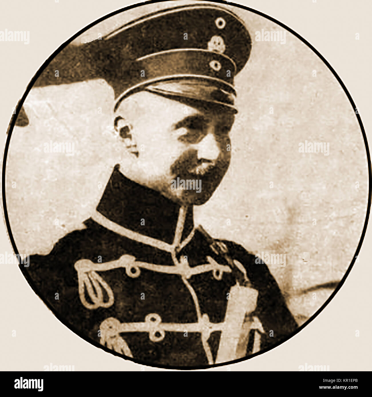 Le prince allemand Wilhelm DANS LA PREMIÈRE GUERRE MONDIALE (Friedrich Wilhelm Ernst Août Victor, (6 mai 1882 - 20 juillet 1951) Chef de la maison de Hohenzollern prussien (image) BFC. Ce portrait du prince en uniforme militaire date de 1914 (PREMIÈRE GUERRE MONDIALE) Banque D'Images
