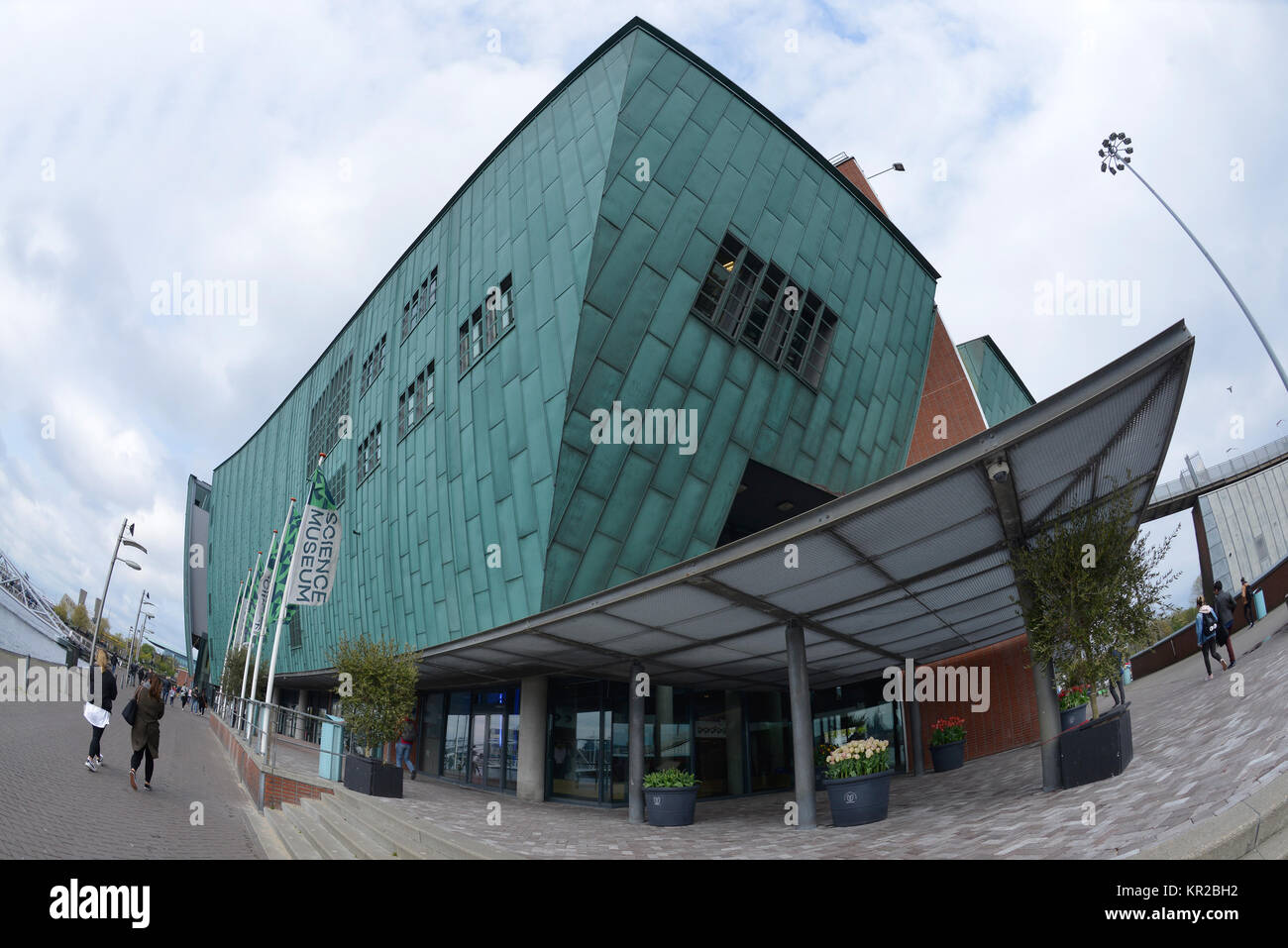Le Musée des sciences Nemo, Oosterdok, Amsterdam, Pays-Bas, le musée des sciences Nemo, Niederlande Banque D'Images