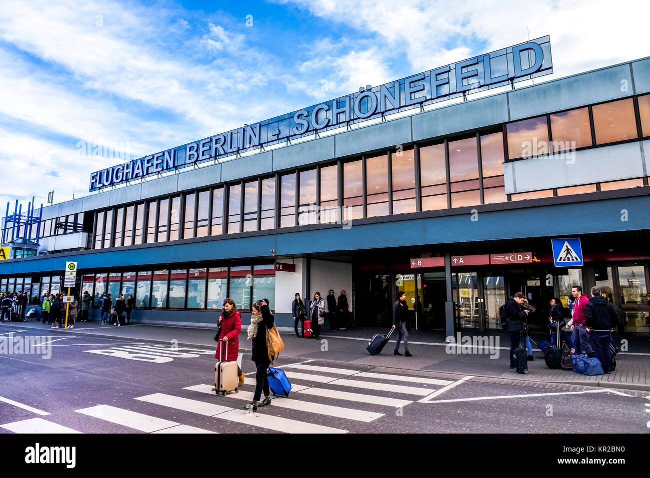 Un terminal de l'aéroport, la beauté, le Brandebourg, Allemagne, Flughafen Schönefeld, Deutschland Banque D'Images