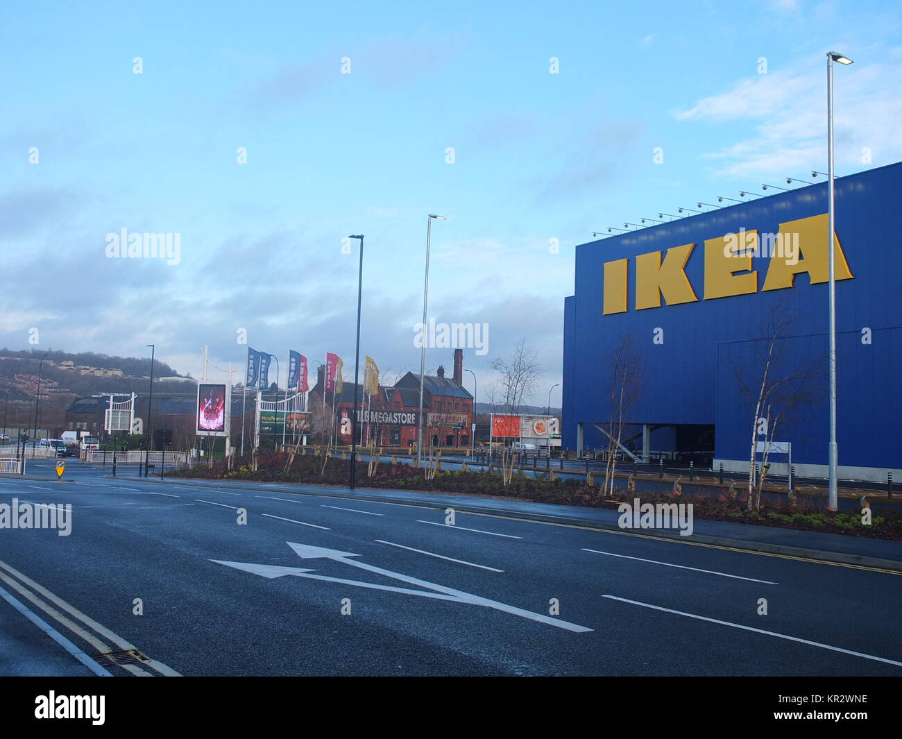 L'extérieur de nouveau magasin Ikea à Sheffield, ouvert en 2017 Banque D'Images