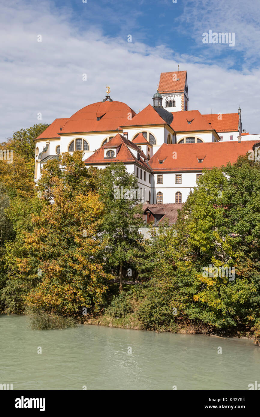 Rivière Lech et à l'automne de Saint Mang Banque D'Images