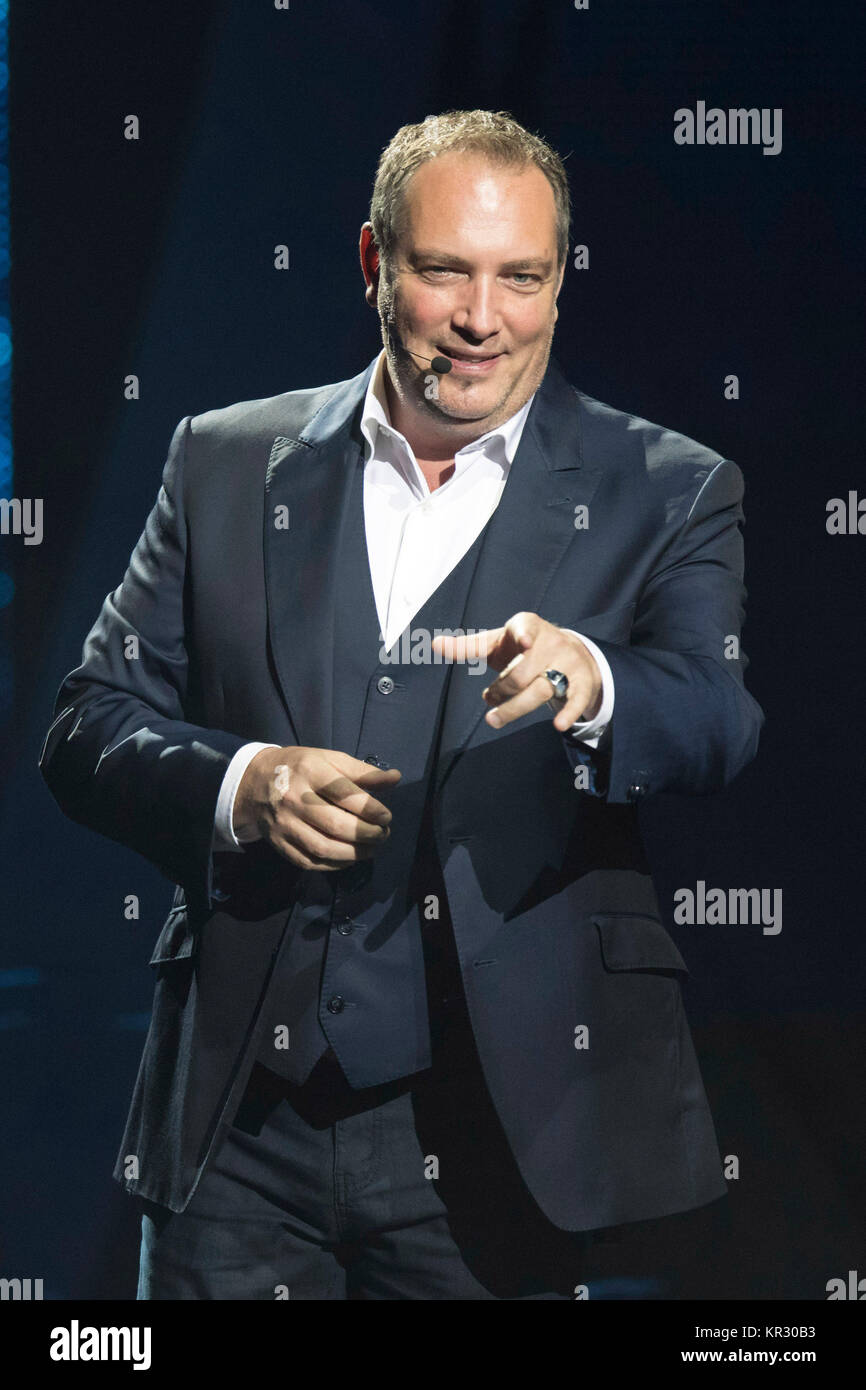 Spectacle de Messmer l'hypnotiseur à Nice le 2017/06/16 Banque D'Images