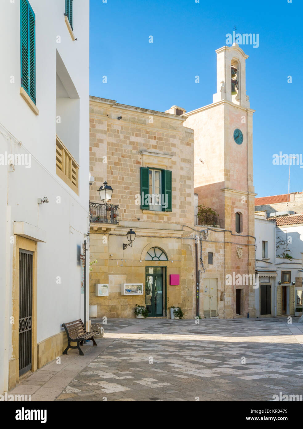 Otranto, province de Lecce dans la Péninsule du Salento, Pouilles, Italie. Banque D'Images