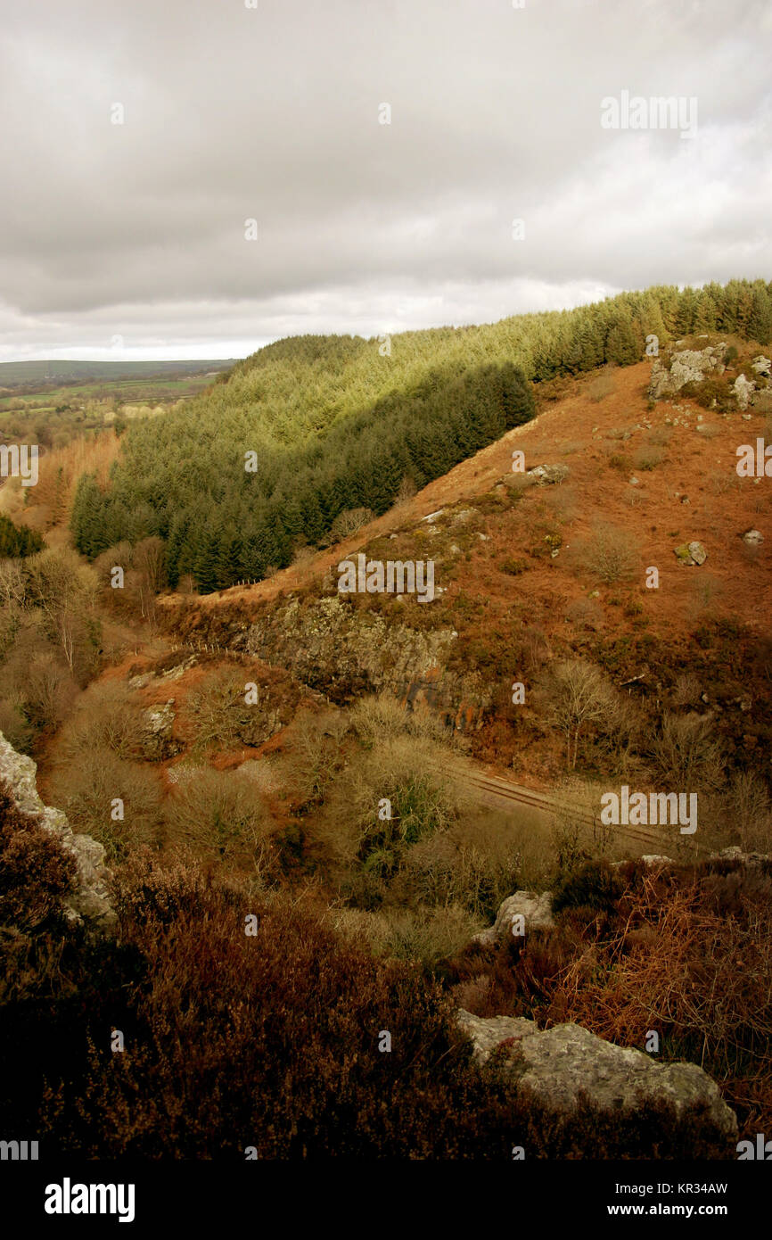 Matériel roulant Welsh Hills Banque D'Images