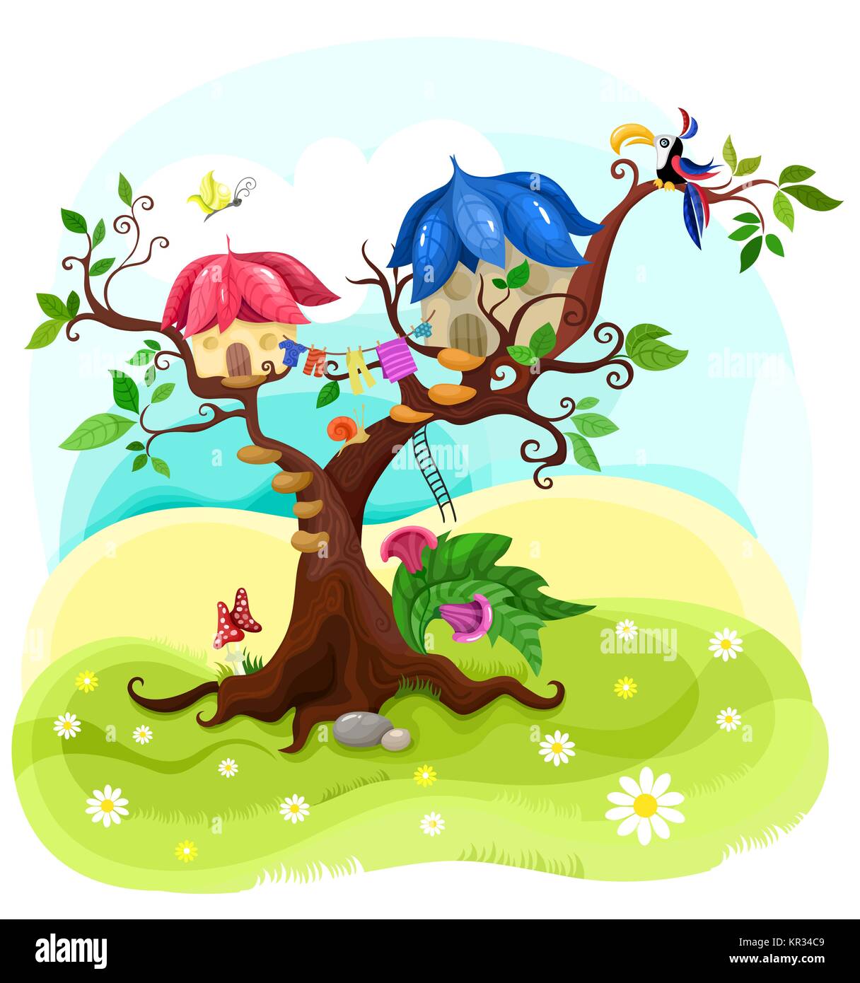 arbre magique Banque D'Images