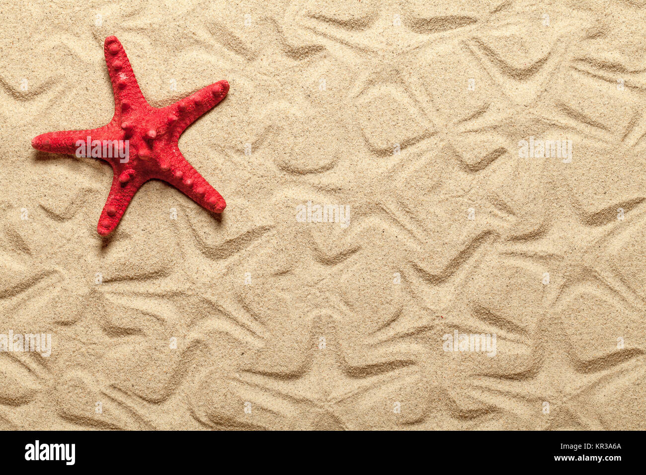 Plage de sable de mer sur des modèles Banque D'Images