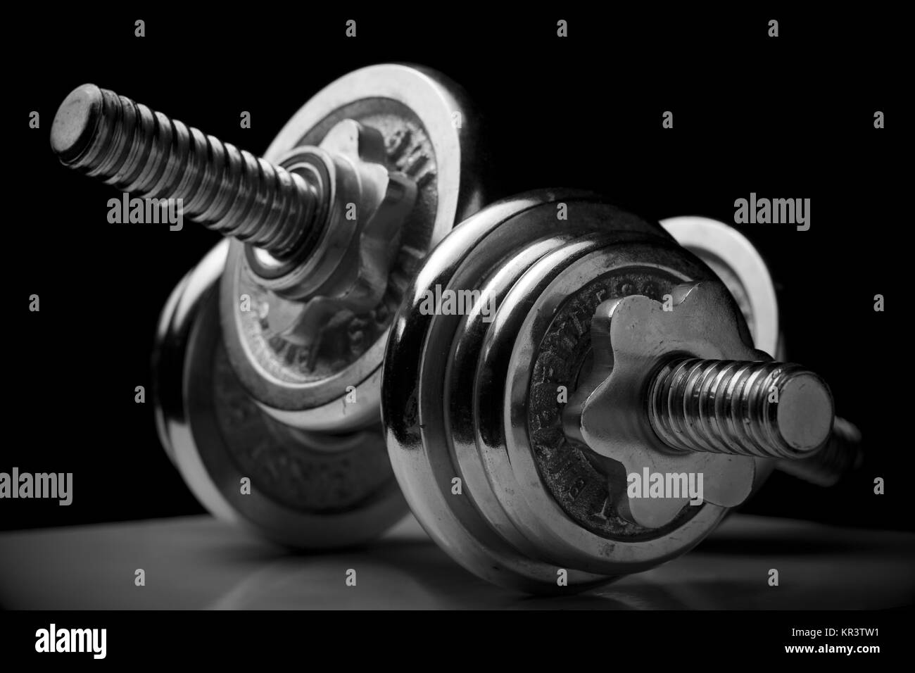 Poids de Chrome Banque D'Images