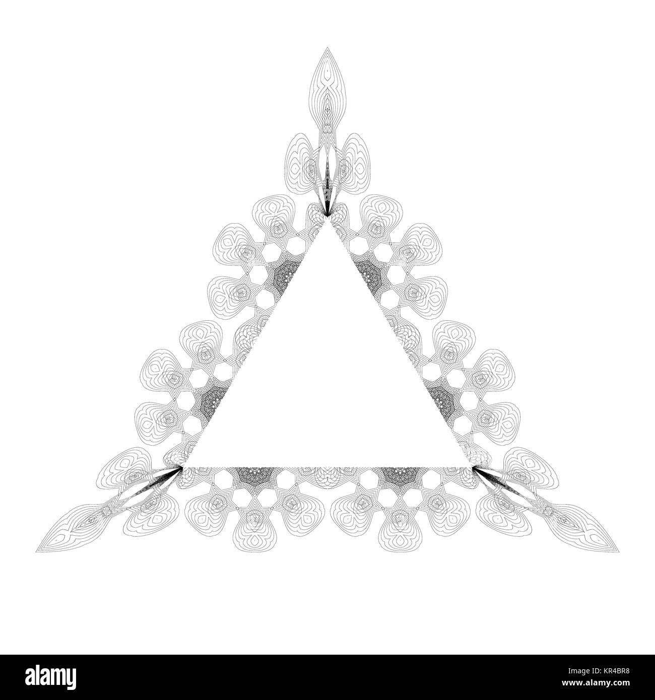 Châssis Triangle Vintage Banque D'Images