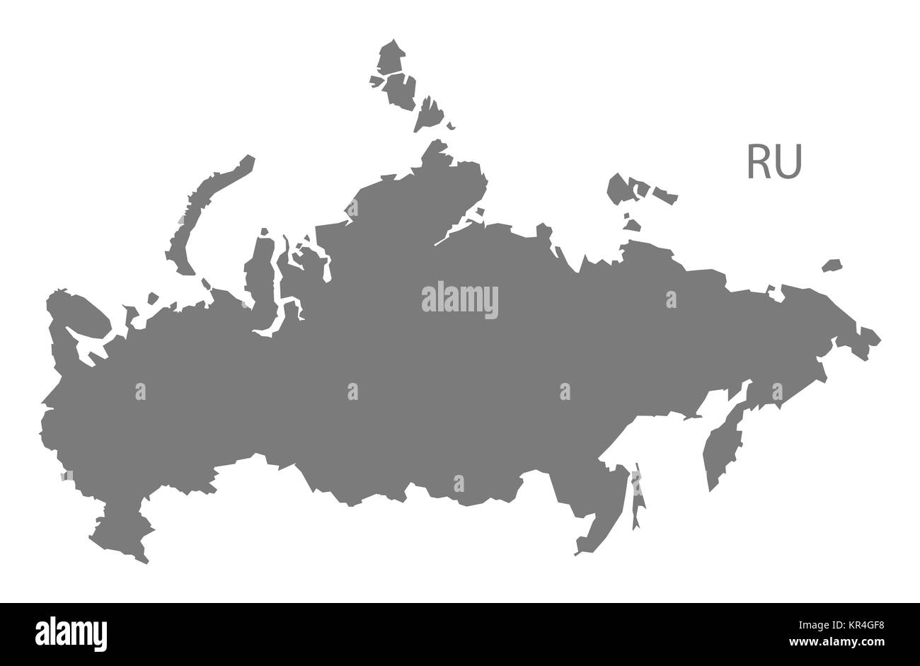 La Russie Site gray Banque D'Images
