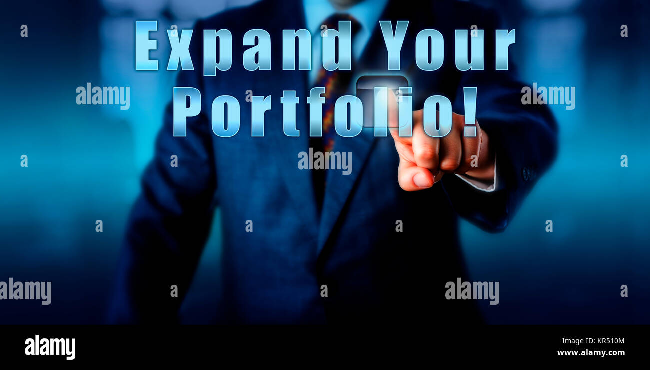 Développez votre portefeuille poussant consultant ! Banque D'Images