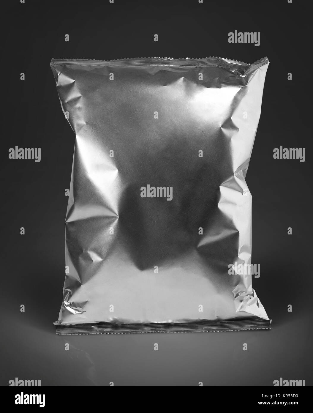 Nettoyer l'aluminium d'emballage Banque D'Images