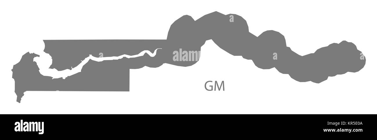 Gambie site gray Banque D'Images