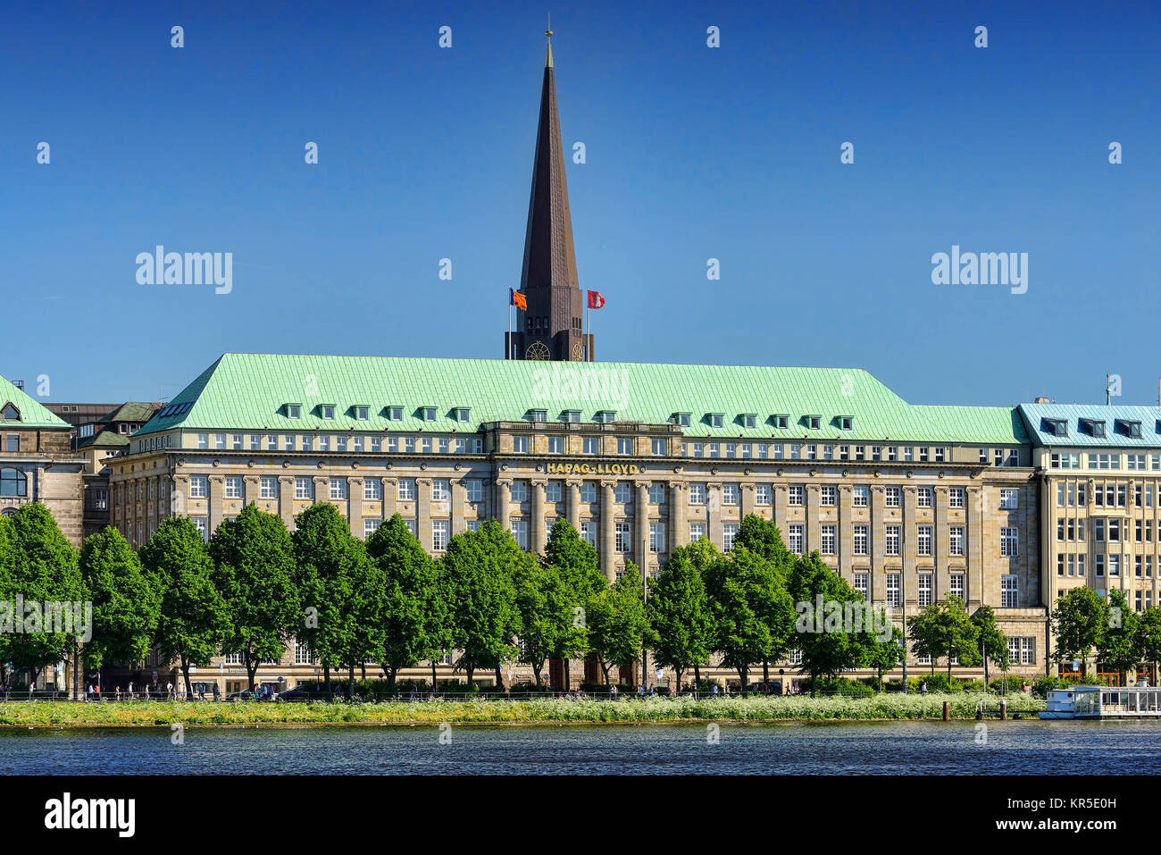 Firmenzentrale Hapag Lloyd à Hambourg, Allemagne, Europe, France, Europa Banque D'Images