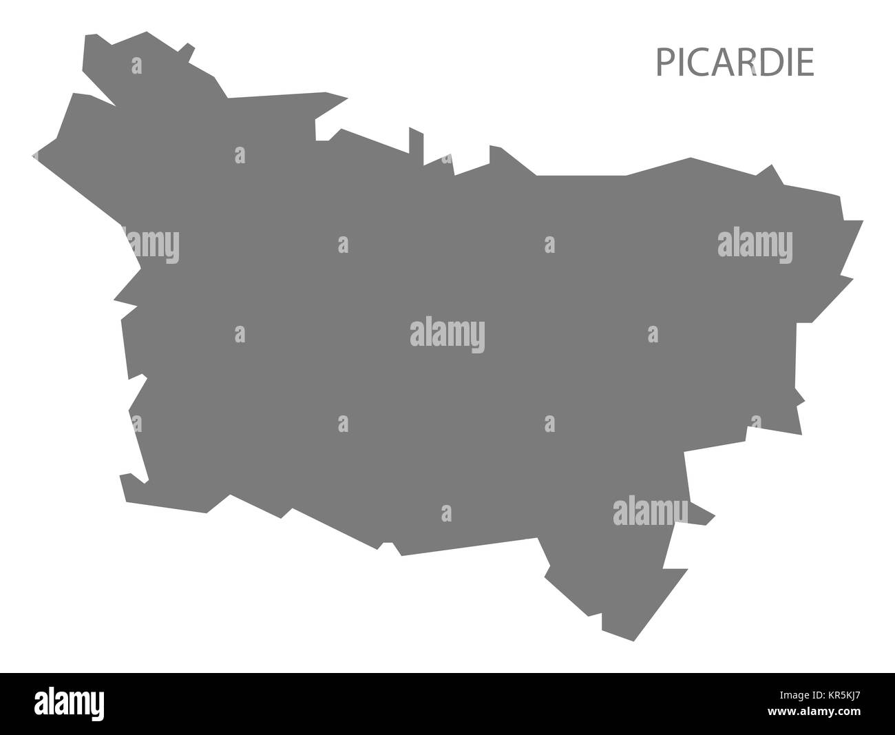 Picardie France Site gray Banque D'Images