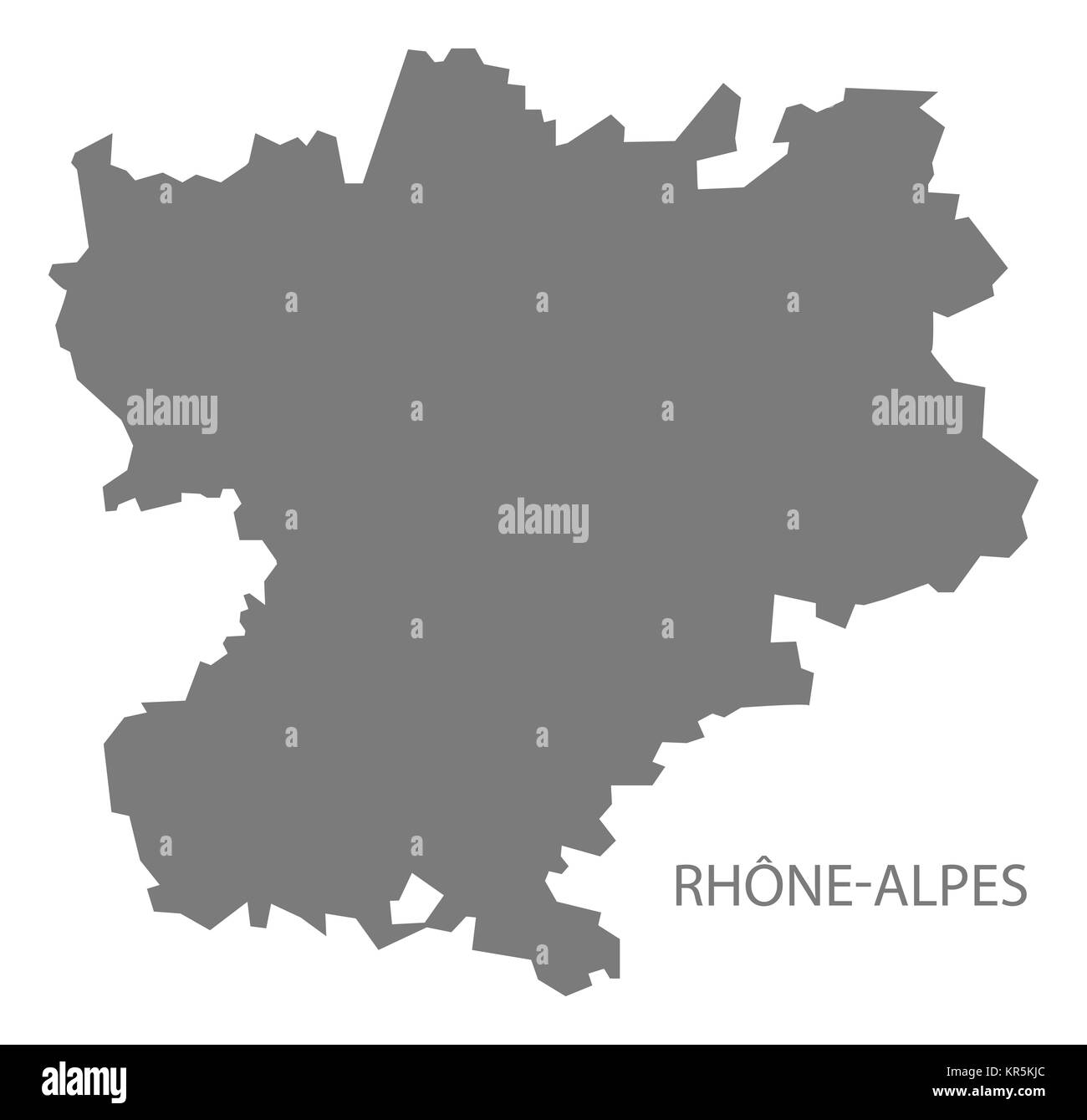 Rhone-Alpes France Site gray Banque D'Images