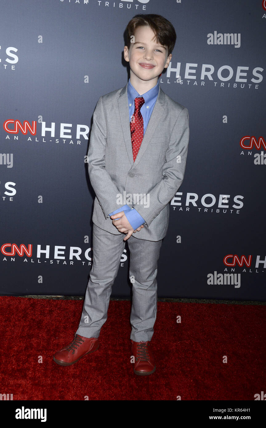 La ville de New York. 25Th Dec 2017. Iain Armitage assiste à la 11e édition de CNN Heroes : An All-Star Tribute à l'American Museum of Natural History le 17 décembre 2017 dans la ville de New York. | Verwendung weltweit Credit : dpa/Alamy Live News Banque D'Images