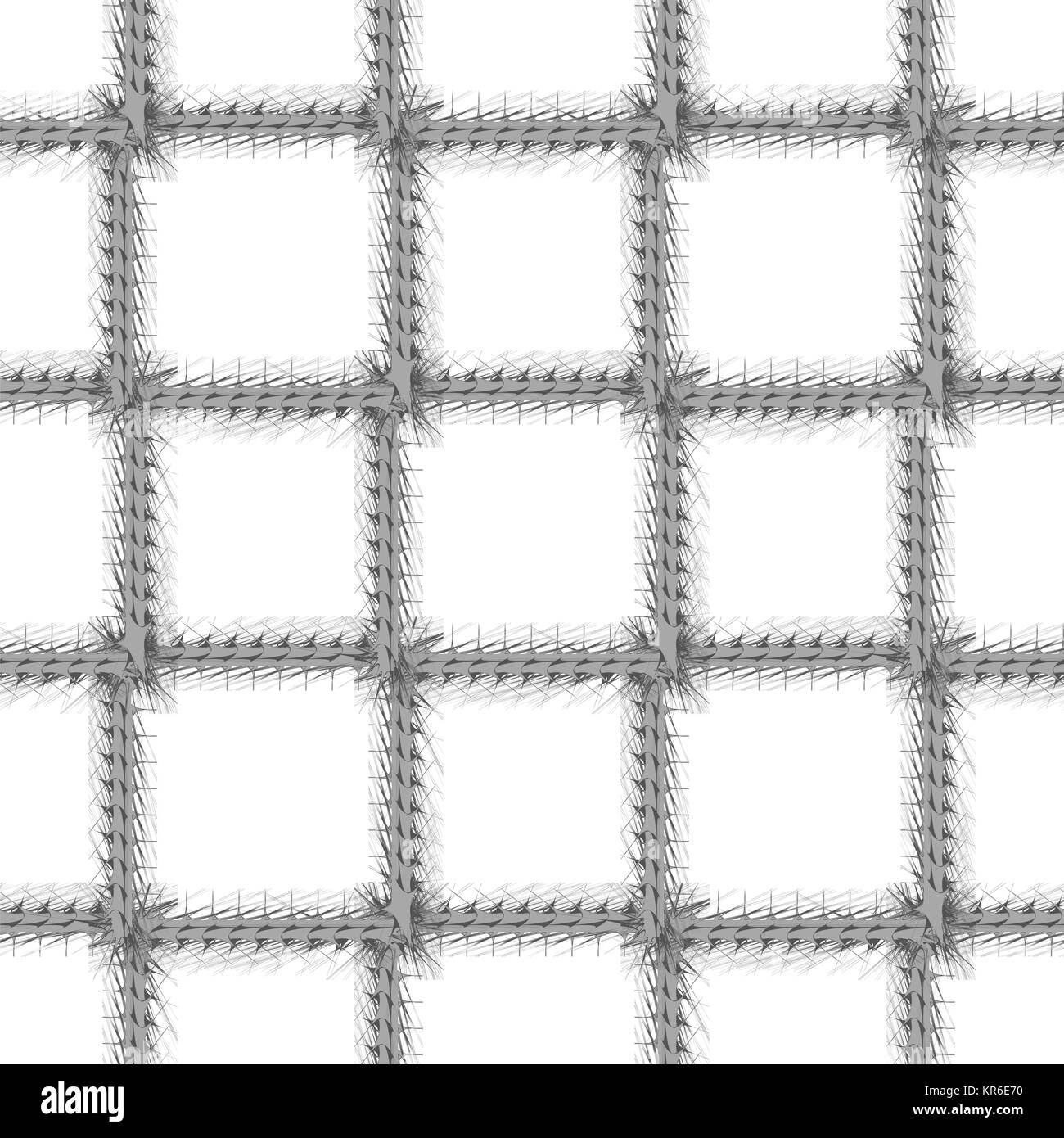 Cadre gris Motif décoratif sans couture Banque D'Images