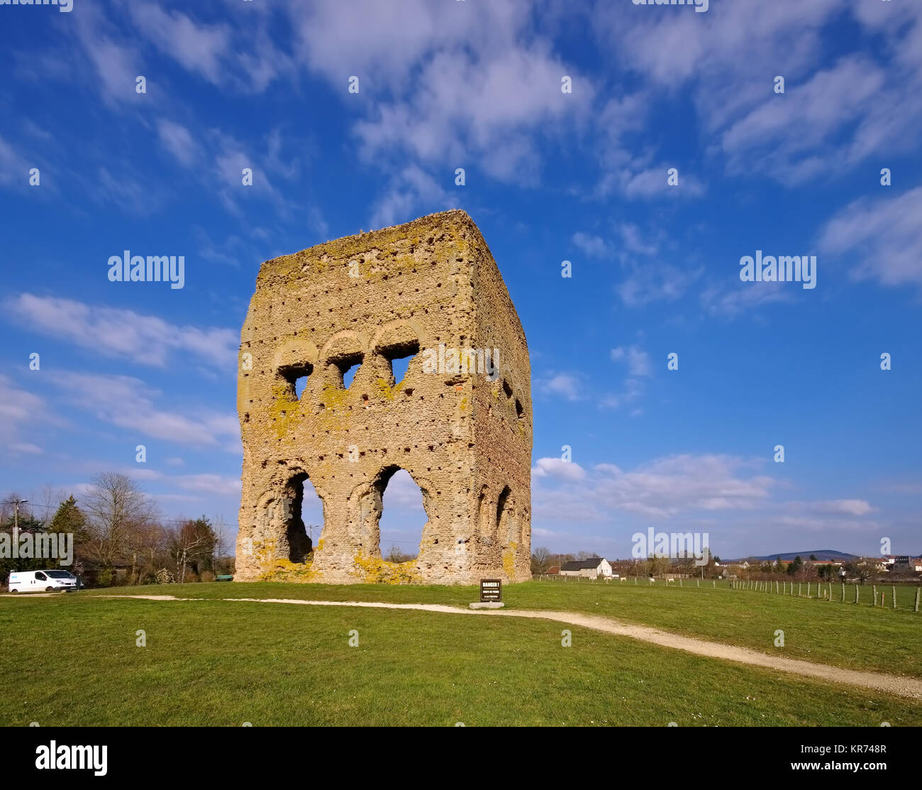 Temple de janus autun autun - temple de Janus Banque D'Images