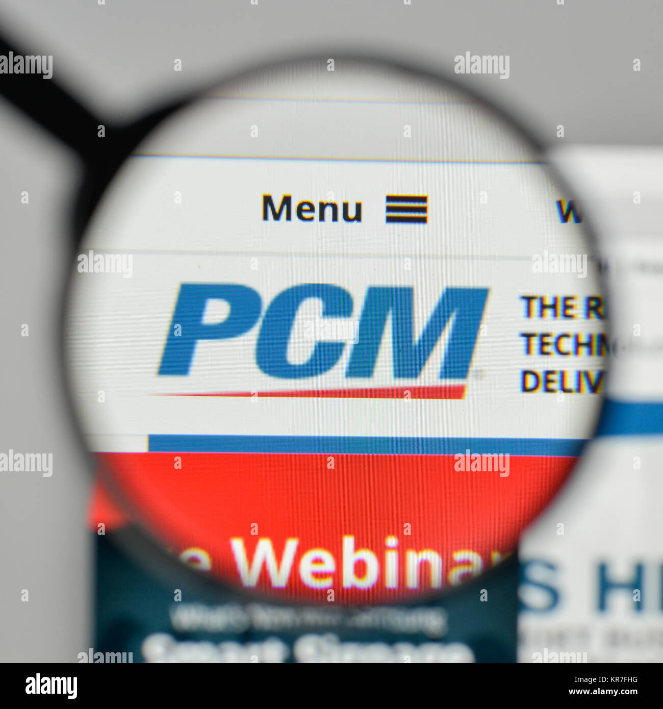 Milan, Italie - 1 novembre, 2017 : PCM logo sur la page d'accueil du site. Banque D'Images Milan, Italie - 1 novembre, 2017 : PCM logo sur la page d'accueil du site. Banque D'Images