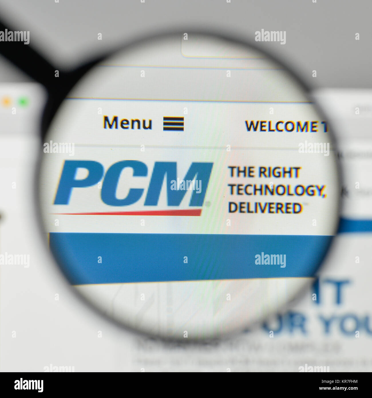Milan, Italie - 1 novembre, 2017 : PCM logo sur la page d'accueil du site. Banque D'Images Milan, Italie - 1 novembre, 2017 : PCM logo sur la page d'accueil du site. Banque D'Images