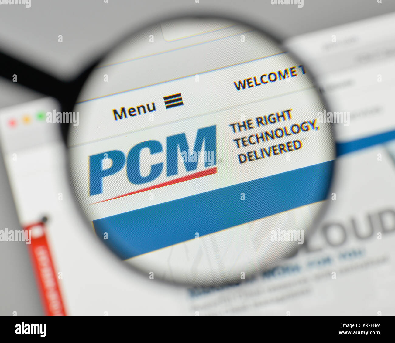 Milan, Italie - 1 novembre, 2017 : PCM logo sur la page d'accueil du site. Banque D'Images Milan, Italie - 1 novembre, 2017 : PCM logo sur la page d'accueil du site. Banque D'Images
