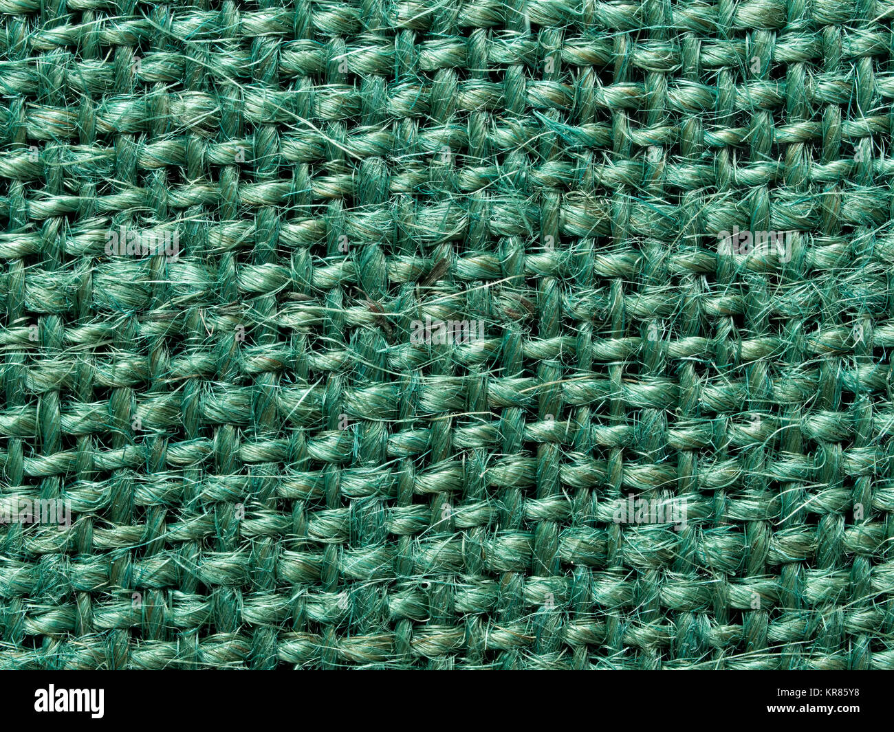 Tissu de jute vert texture background Banque D'Images